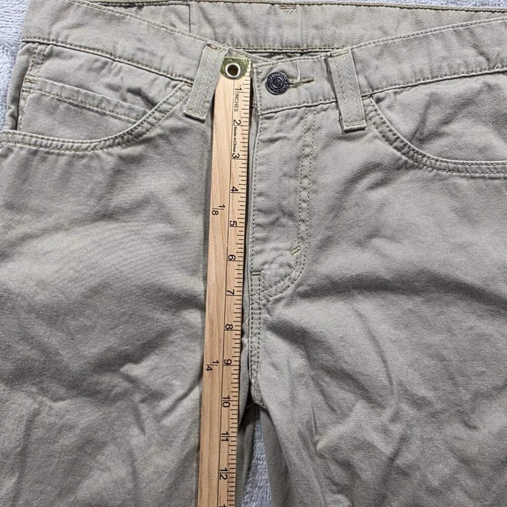 Levi's 511 Jeans Mens 31x32 Khaki Slim Fit Twill 5-Pocket Zip Fly Beige